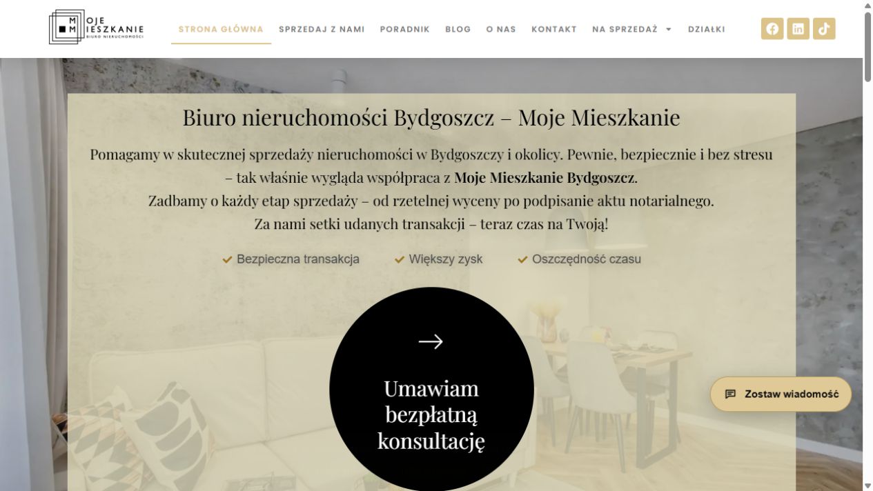 Podgląd strony: Moje Mieszkanie